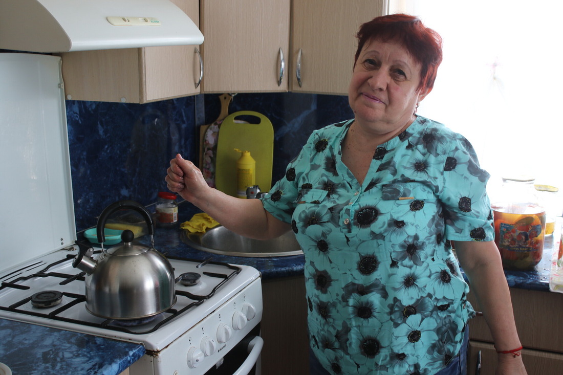 Любовь Ибряева, супруга старосты села Малая Борла первая оценила преимущества природного газа