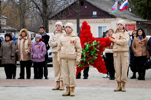 Юнармейцы на мероприятии