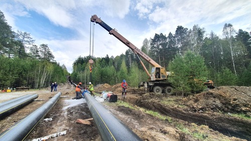 строительство газопровода-закольцовки в Челябинской области