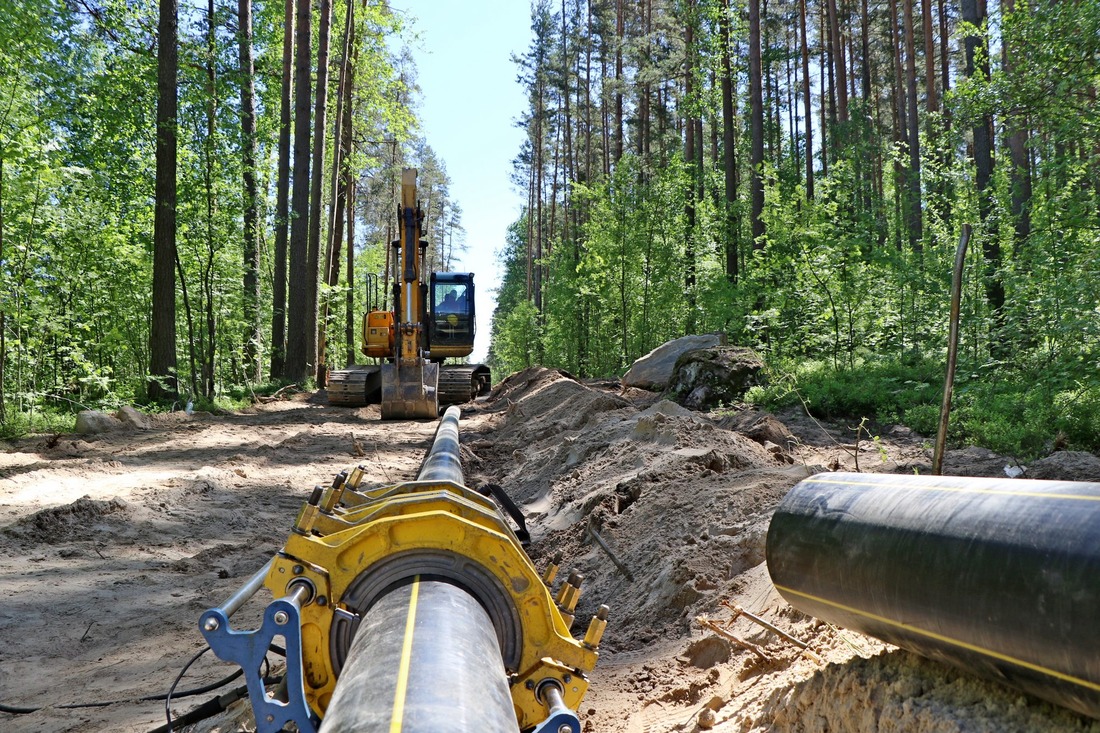 Строительство газопровода во Всеволожском районе