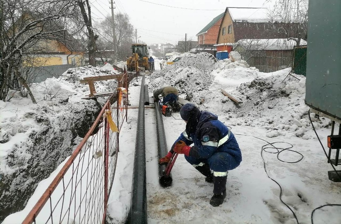Реконструкция газопровода на ул. И.Франко в Туле