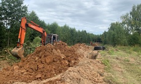 В Ильинском районе Ивановской области идет строительство межпоселкового газопровода для газификации 6 сел и деревень