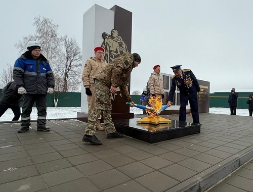 Зажжение Вечного огня