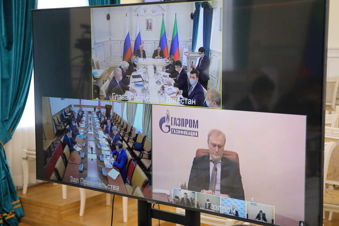 совещание о взаимодействии компаний Группы Газпром с Правительством Республики Дагестан