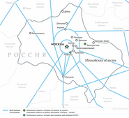 Схема газопроводов в Московской области