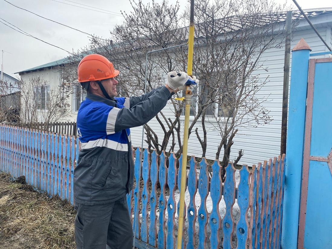 Подключение к газу домовладения