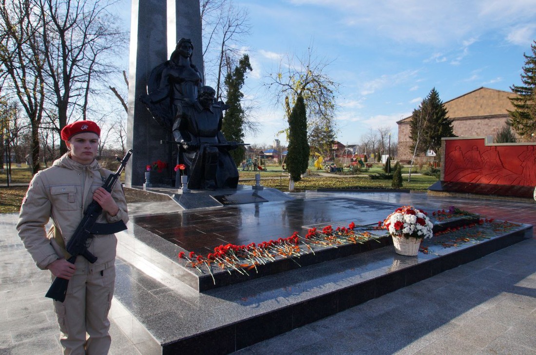 Мемориал в станице Ильинской