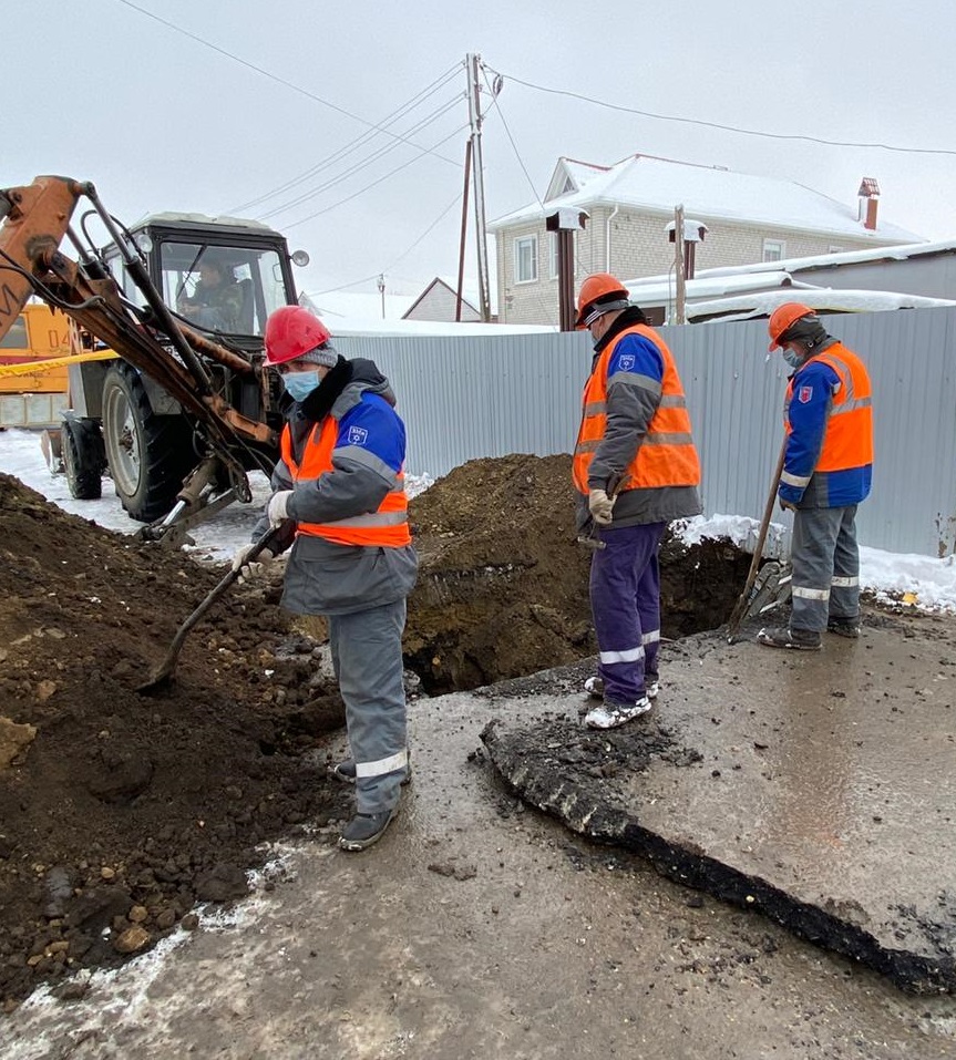 Врезка в газопровод к зданию «Офисного центра» в городе Тихорецке