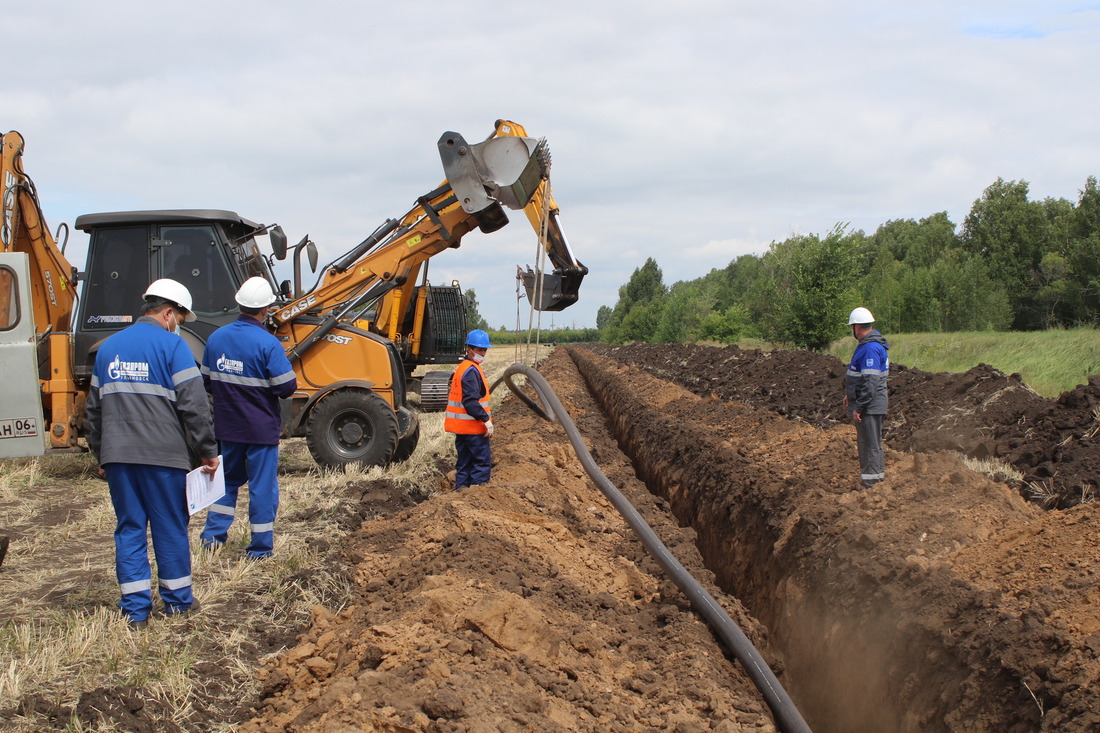 Строительство газопровода в Ульяновской области