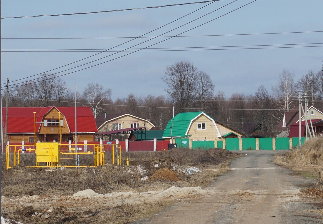 Пункт редуцирования газа в поселке Малое Козино