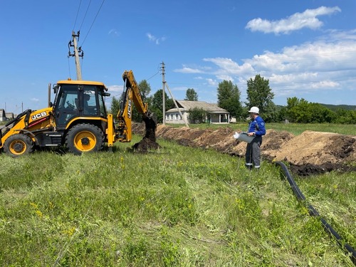 В селе Киселевка завершено строительство линейной части газопровода
