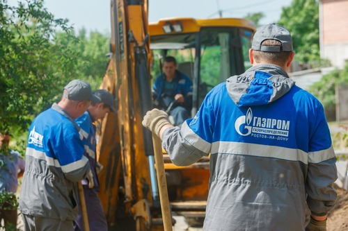 Строительство межпоселкового газопровода высокого давления