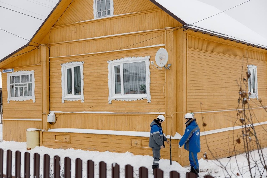 Костромские газовики подключают домовладения к сетевому газу