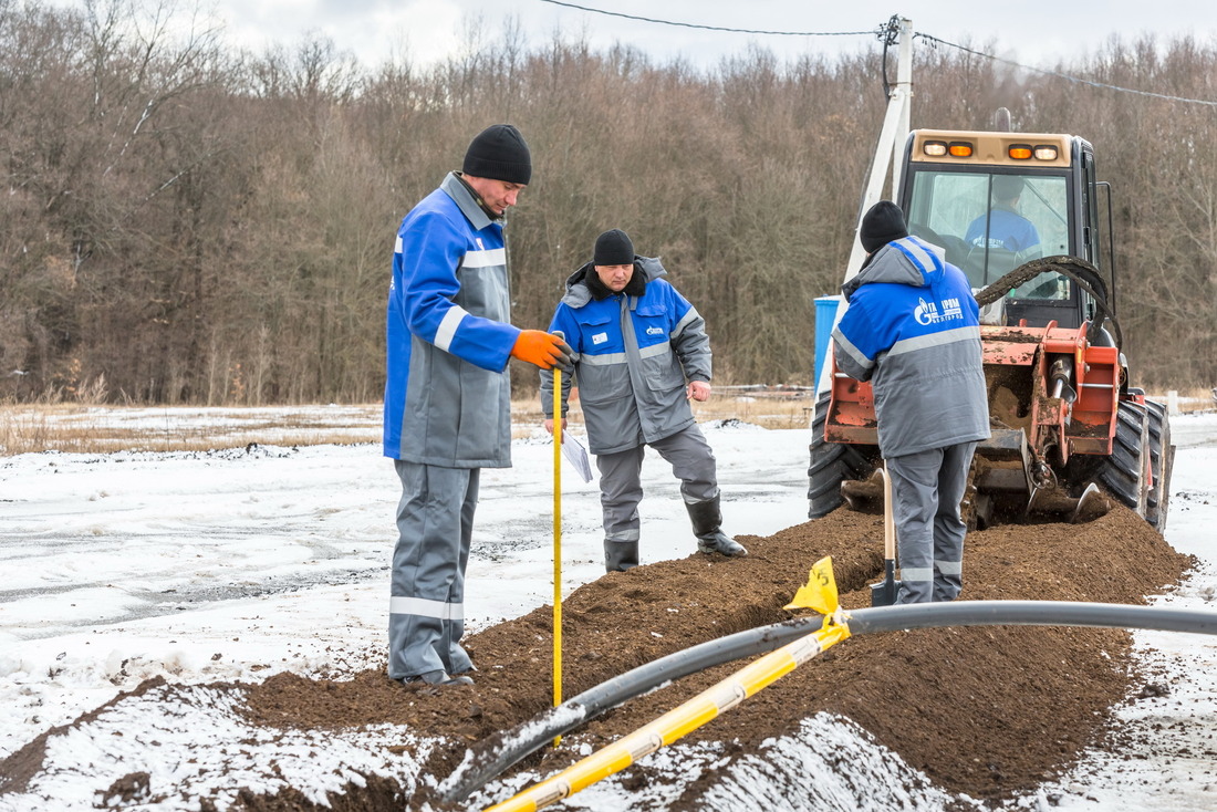 строительство газопровода в Белгородской области