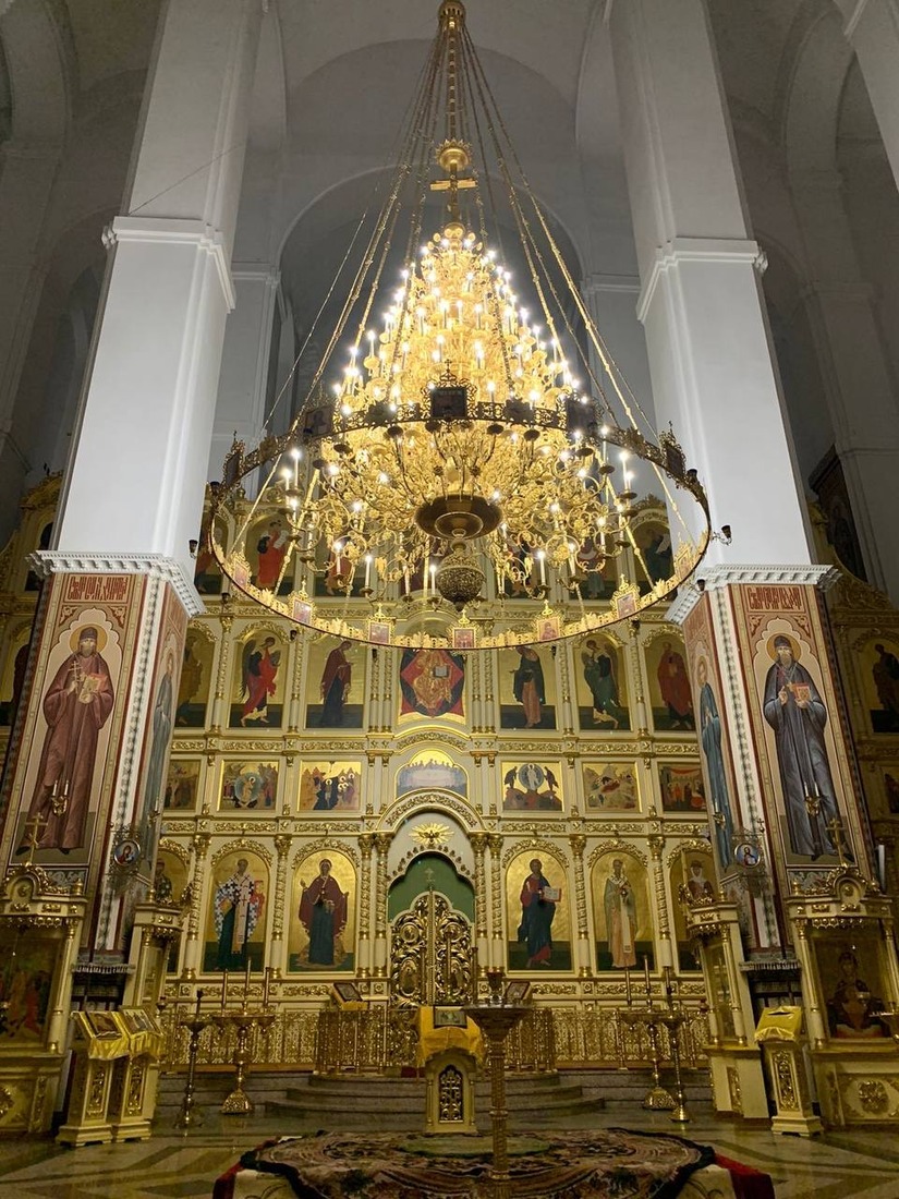 Интерьер Свято-Стефановского кафедрального собора в Сыктывкаре