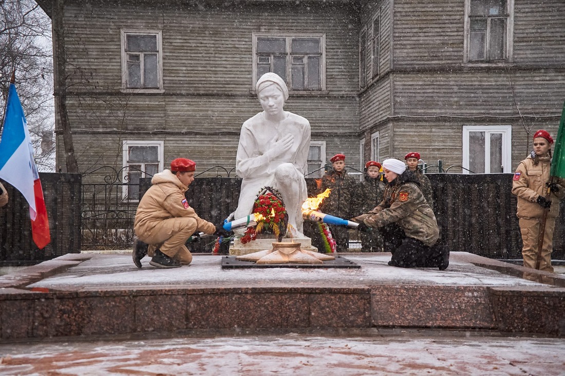 Зажжение Вечного огня