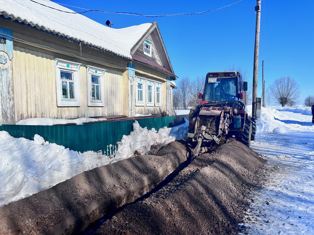 Строительство внутрипоселкового газопровода в Республике Марий Эл