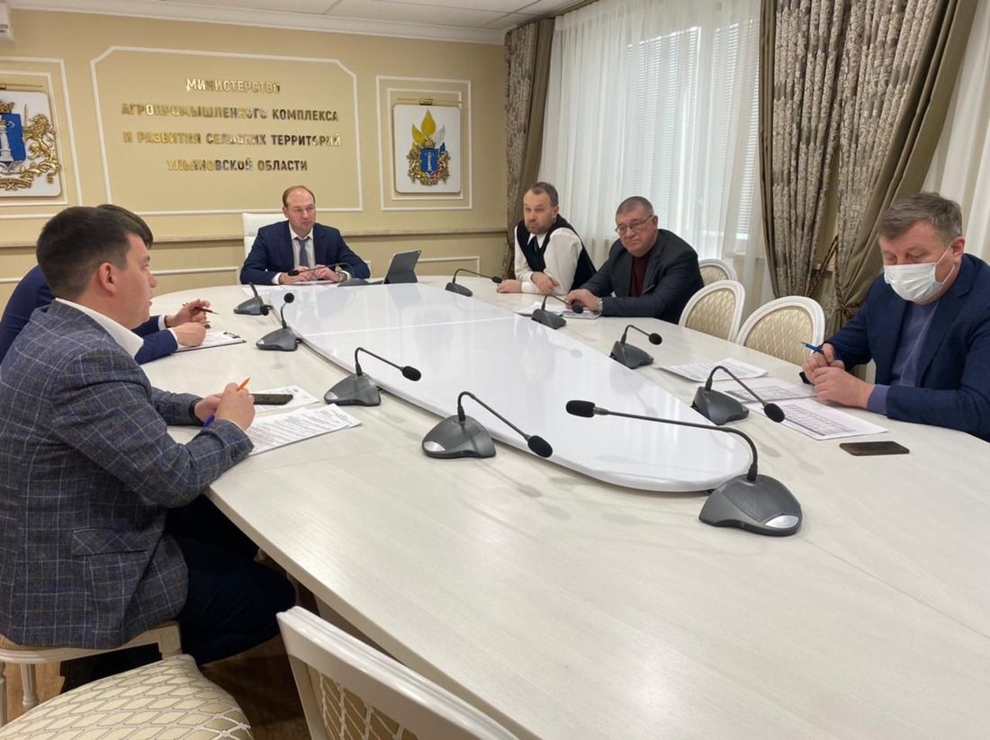 рабочая встреча руководства «Газпром газораспределение Ульяновск» и министра агропромышленного комплекса Ульяновской области