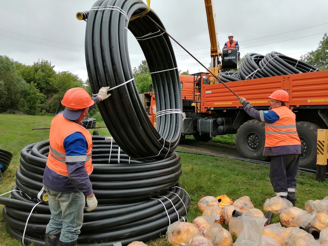 строительство межпоселкового газопровода к хутору Каменка Семилукского района